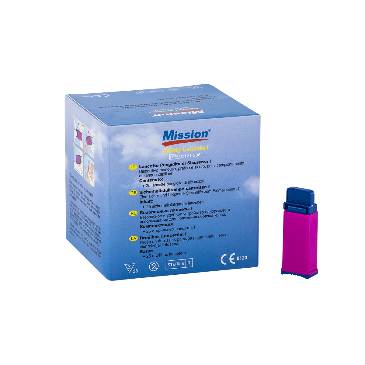 Mission 3-in-1 Sicherheits-Lanzetten