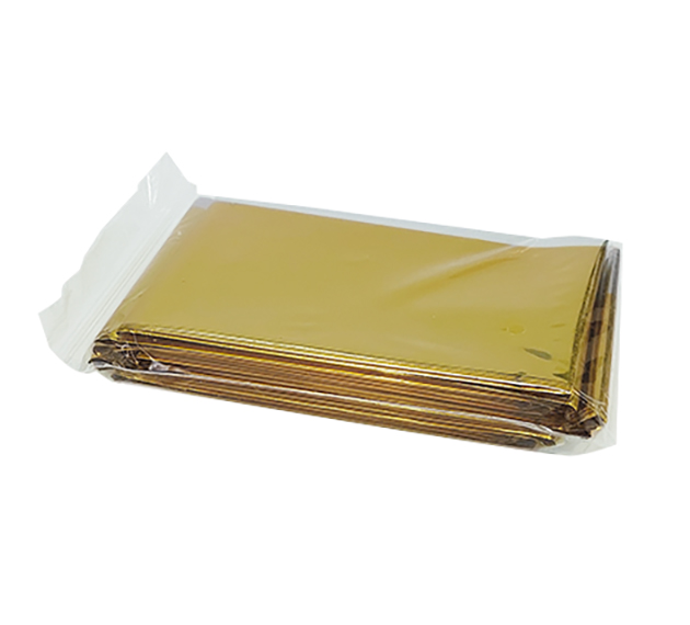 Rettungsdecke gold-silber